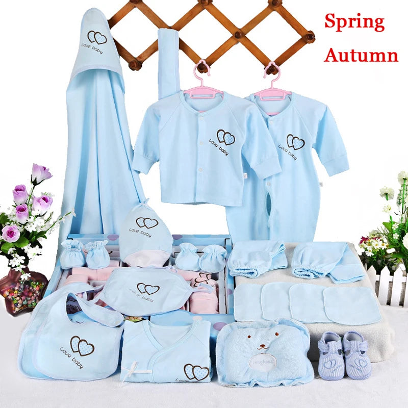 Emotion Moms 22Pieces Newborn Baby Girls Clothing 0-6Months Infants Baby Clothes Girl Boys Clothing Baby Gift Set Without Box