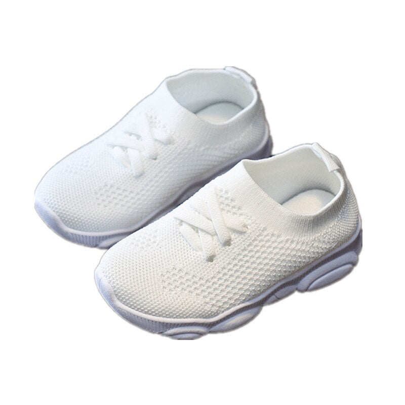 Baby Sneakers Infant Shoes 2020 Fashion Children's Flat Shoes Baby Kids Girls Shoes Stretch Breathable Mesh Sports Running Shoes